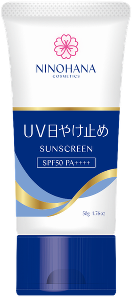 Ninohana Cosmetics Sunscreen SPF 50 PA++++ 50g tube